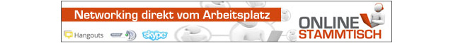 Online-Stammtisch - Networking direkt vom Arbeitsplatz