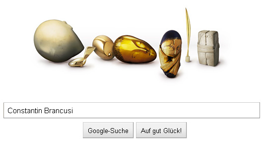 Constantin Brancusi Google Doodle