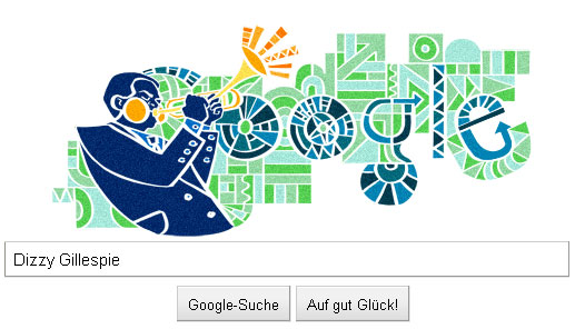 Dizzy Gillespie Google Doodle