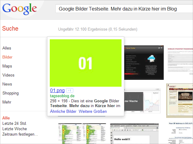 Bild 01 des Google Bilder Experiments