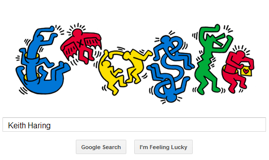 Keith Haring Google Doodle