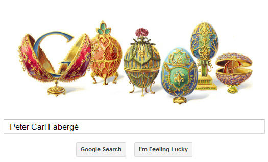 Peter Carl Fabergé Google Doodle (Fabergé Eier)