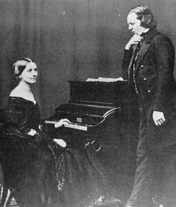 Clara Schumann und Robert Schumann