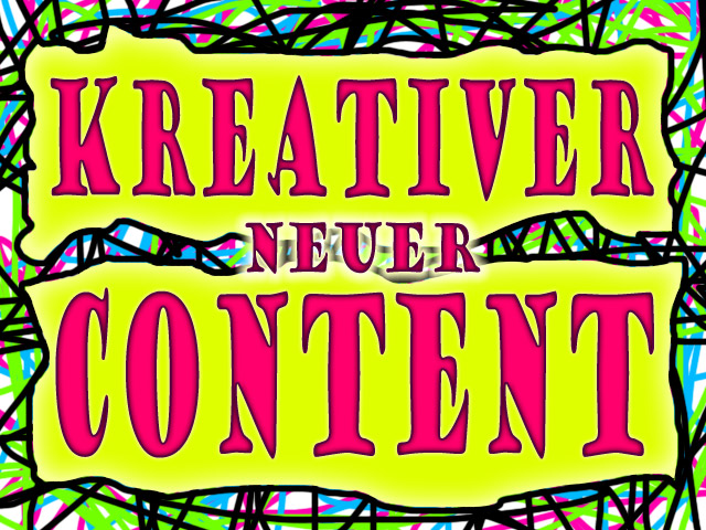 Kreativer Content - In die Breite und dann in die Tiefe ...