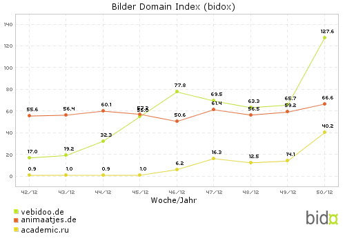 Bidox-Vergelich: vebidoo (#10) - animaatjes (#20) - academic.ru (#44)