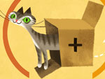 Schrödingers Katze im Doodle