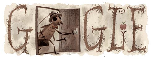 Franz Kafka Google Doodle (3. Juli 2013)
