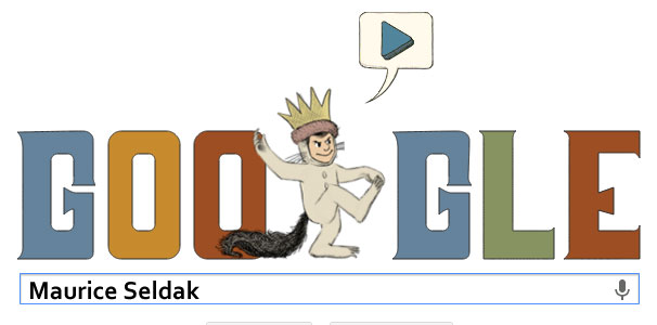 Maurice Sendak Google Doodle (10. Juni 2013)