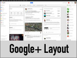 Neues Google + Layout