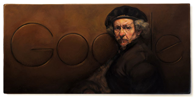 Rembrandt van Rijn - Google Doodle (15. Juli 2013)