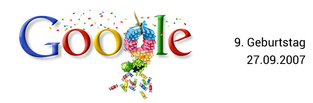 Google Geburtstag Doodle 09