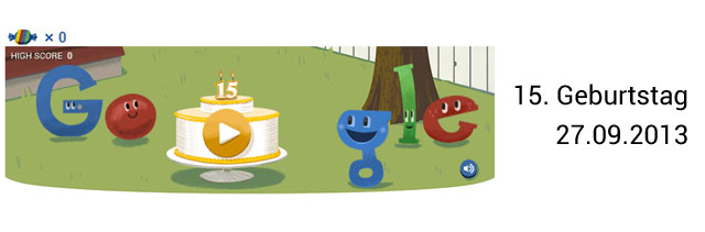 Google Geburtstag Doodle 15