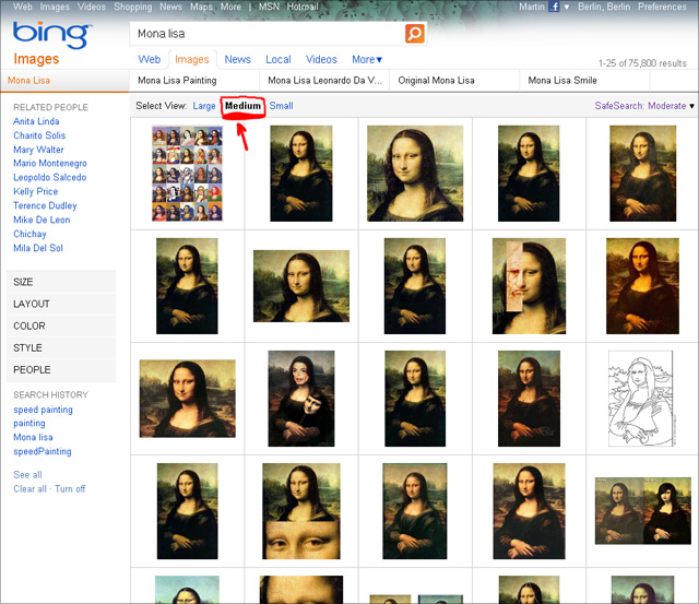 Bing Bildersuche - Select View: Medium