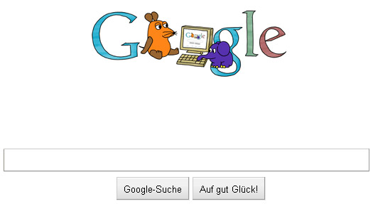 Google Doodle ehrt Sendung mit der Maus und dem Elefanten