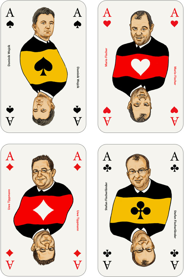 Seo-Kartenspiel: Asse