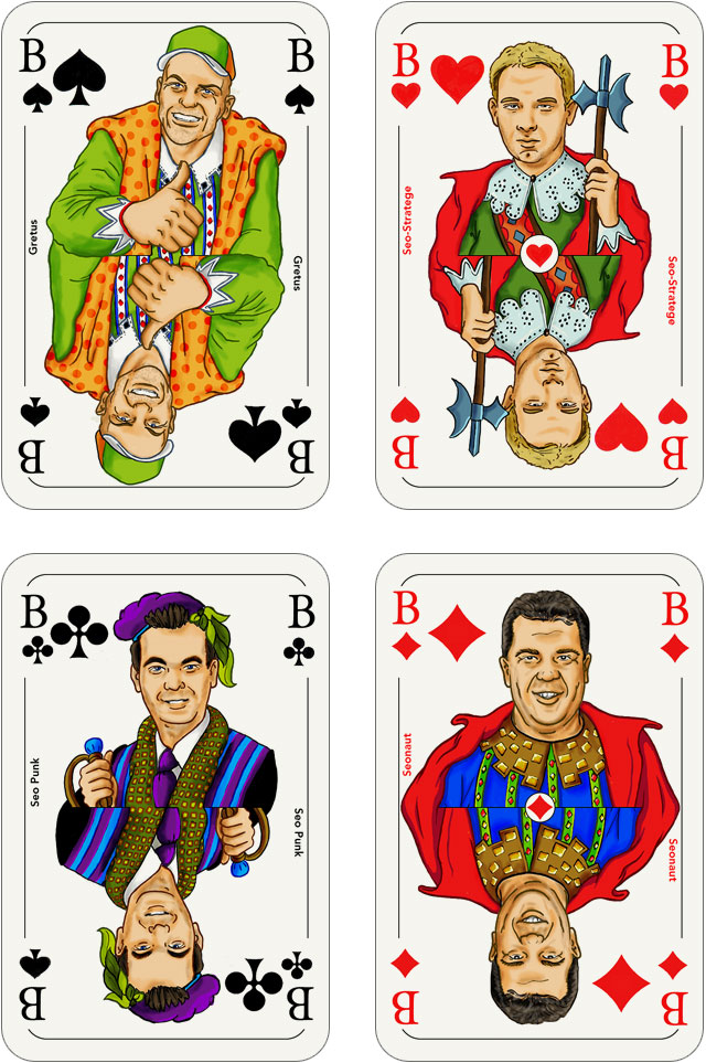 Seo-Kartenspiel: Buben