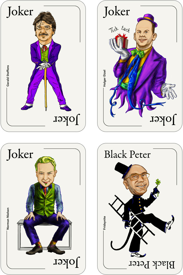 Seo-Kartenspiel: Joker und der Schwarze Peter