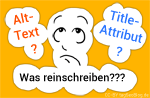 Alt-Text / Title-Attribut - was hineinschreiben?