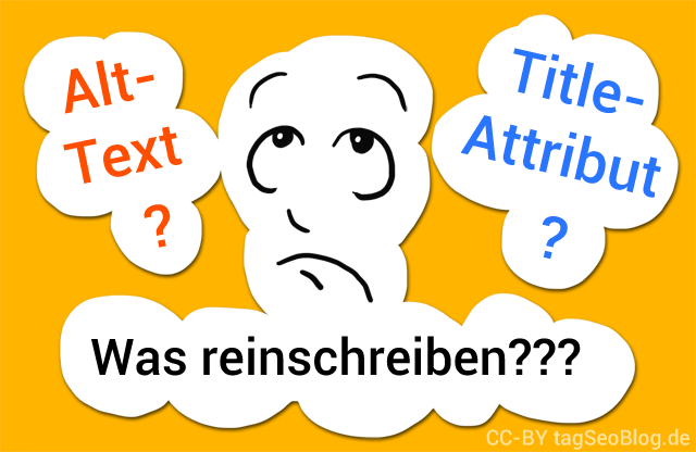 Alt-Text und Title-Attribut - was hineinschreiben?