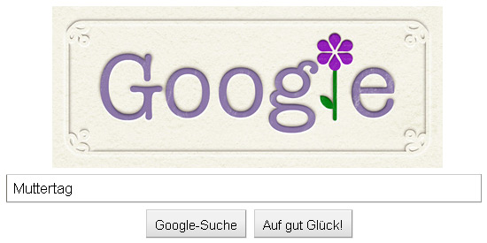 Google Doodle zum Muttertag
