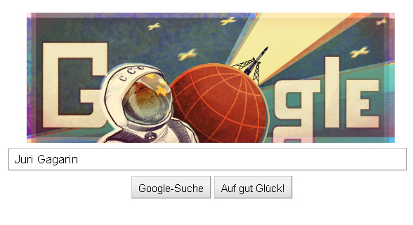 Juri Gagarin: Erster Kosmonaut im Weltall (50. Jahrestag)