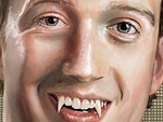 Mark Zuckerberg als Vampir