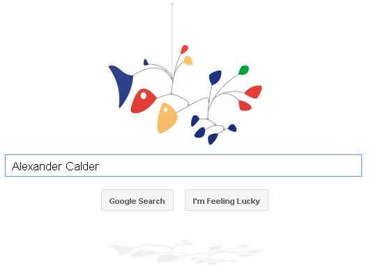 Alexander Calder Mobile Doodle - mit Schatten!