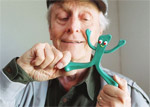 Art Clokey knetet Gumby