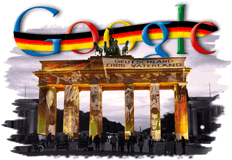 Google Doodle zum Tag der deutschen Einheit 2009