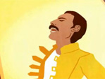 Freddie Mercury Doodle (Video-Still)