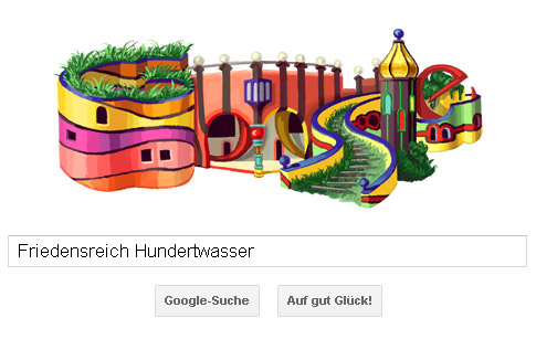 Friedensreich Hundertwasser Google Doodle