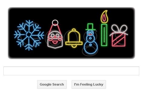 Frohes Fest - Google Doodle zu Weihnachten