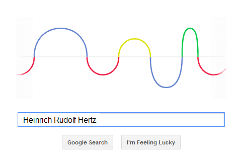 Heinrich Rudolf Hertz - Google Doodle