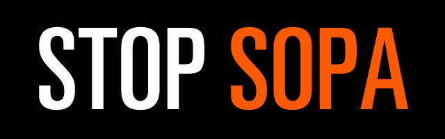 Stop Sopa - Blackout Banner