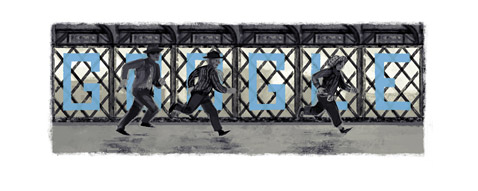 Google Doodle nach dem Truffaut Klassiker Jules und Jim